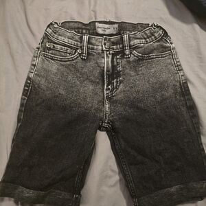 Abercrombie Kids Black Denim Shorts